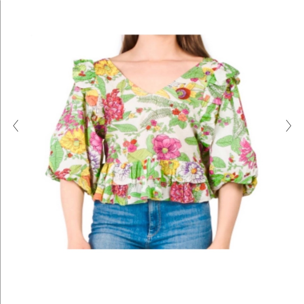ANTHROPOLOGIE / LOVE THE LABEL TOP  NWT